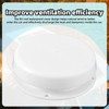 Lyreh RV Roof Mushroom Vent Cover, Plastic Waterproof Ventilation Cap