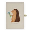 Mr. & Mrs. Panda DIN A4 Cotton Notebook Hedgehog with