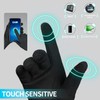Achiou Women Winter Touchscreen Gloves Soft Comfortable Thermal Elastic Stretch