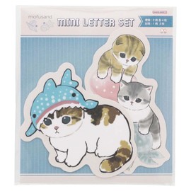 Sunstar Stationery Mofusand Letter Set Die Cut Mini Sea Creatures S8906181
