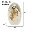 Nacimiento Navideño Pequeño Resina Figura Sagrada Familia