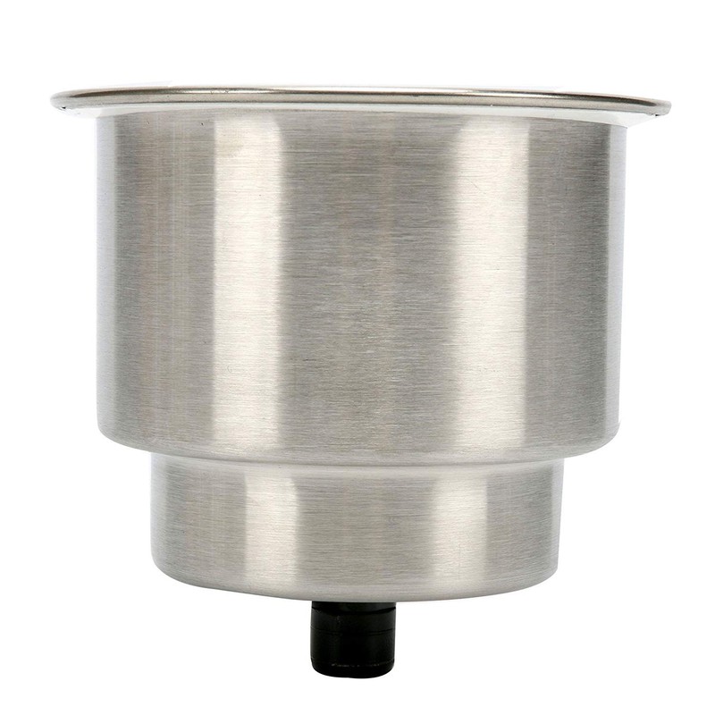 Amarine Made 8pcs Stainless Drink Holder with Drain, Multi-Use Boat