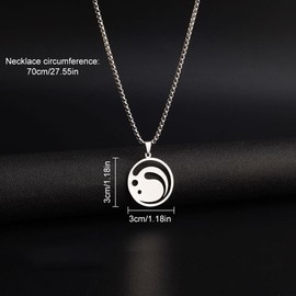 WeddHuis Excellent Quality Water Elements Pendant Necklace for Women Creative Birthday Party Jewelry Accessories