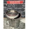 Threshold Silvertone 2.9L Stainless Steel Double Wall Ice Bucket Ribbed