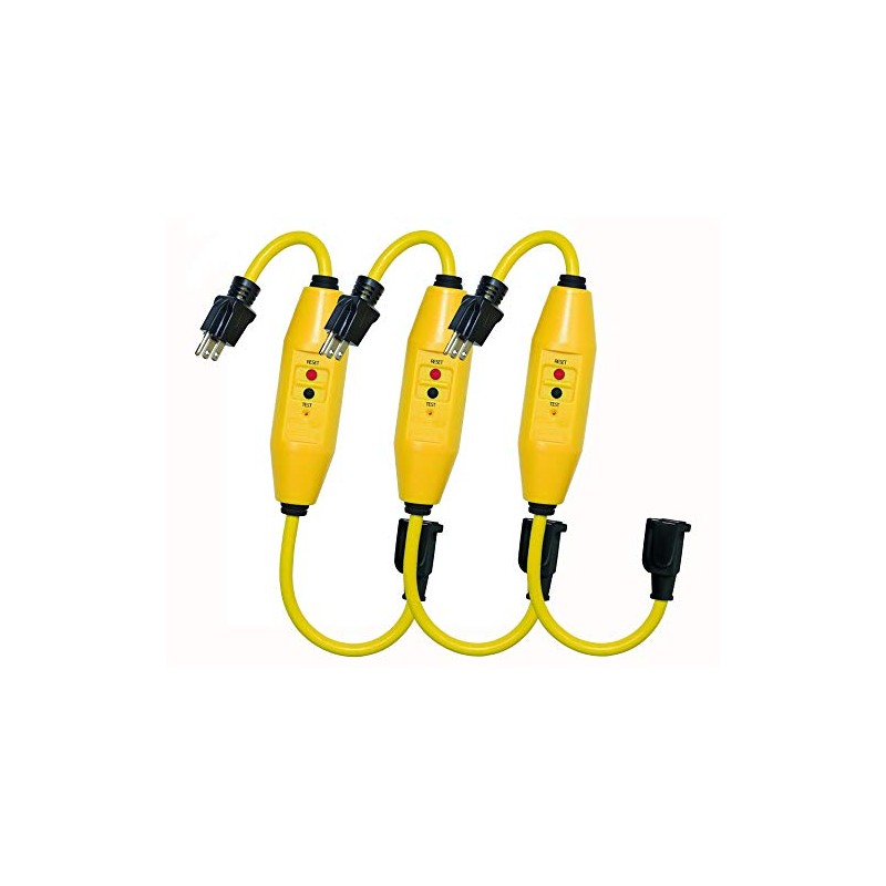 Tower Manufacturing 30438018 18" Length, 15 amp in-Line GFCI Cord