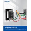 ELEGRP Smart Light Switch, 2.4GHz Wi-Fi Light Switch Compatible with