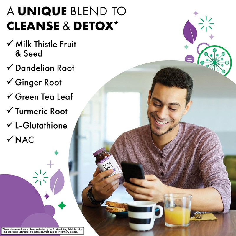 Bluebonnet Nutrition Liver Detox, Liver Health*, Antioxidant Protection*, Soy-Free, Gluten-Free,