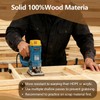 YKANYN Juice Groove Router Jig for Cutting Boards, Adjustable Wooden
