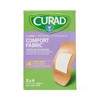 CURAD Comfort Fabric Adhesive Bandages for First Aid, Sterile, 2