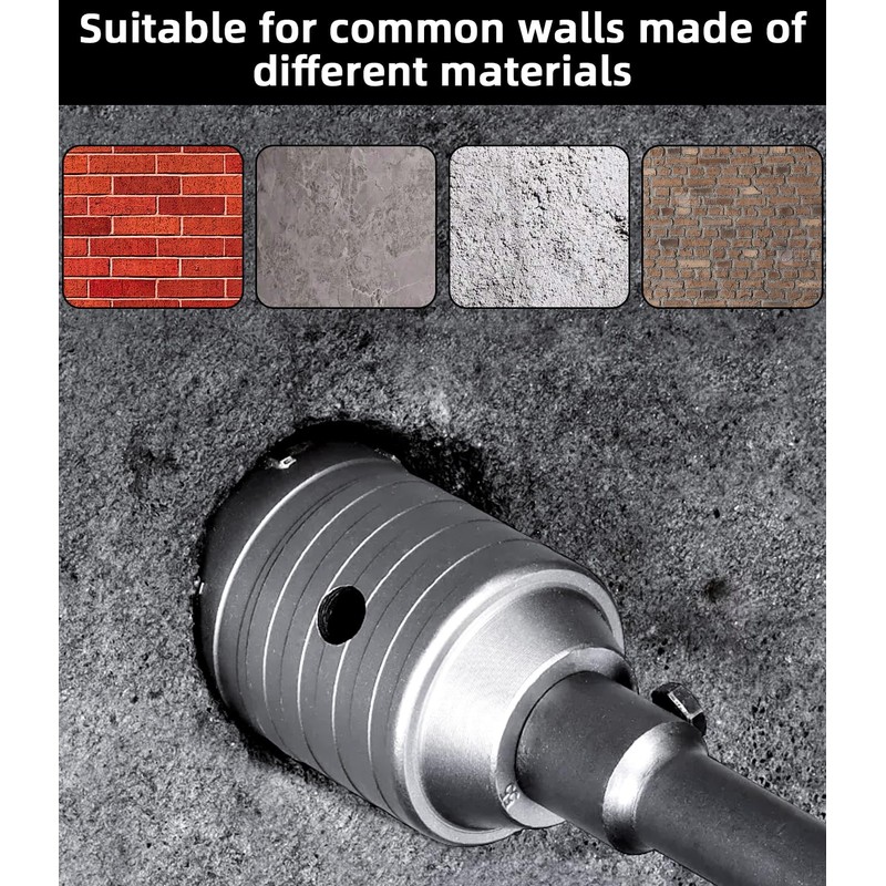 Betonbohrer Ø 68 mm mit 110 mm Rundgriff SDS Plus