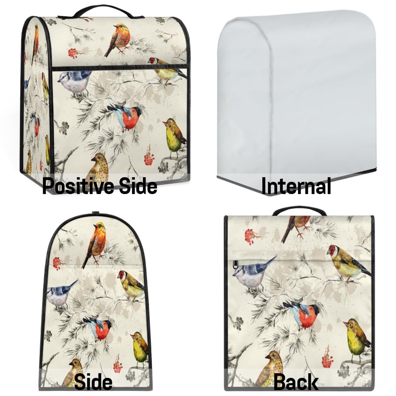 Retro Bird Kitchen Aid Mixer Covers for Stand Mixer Compatible