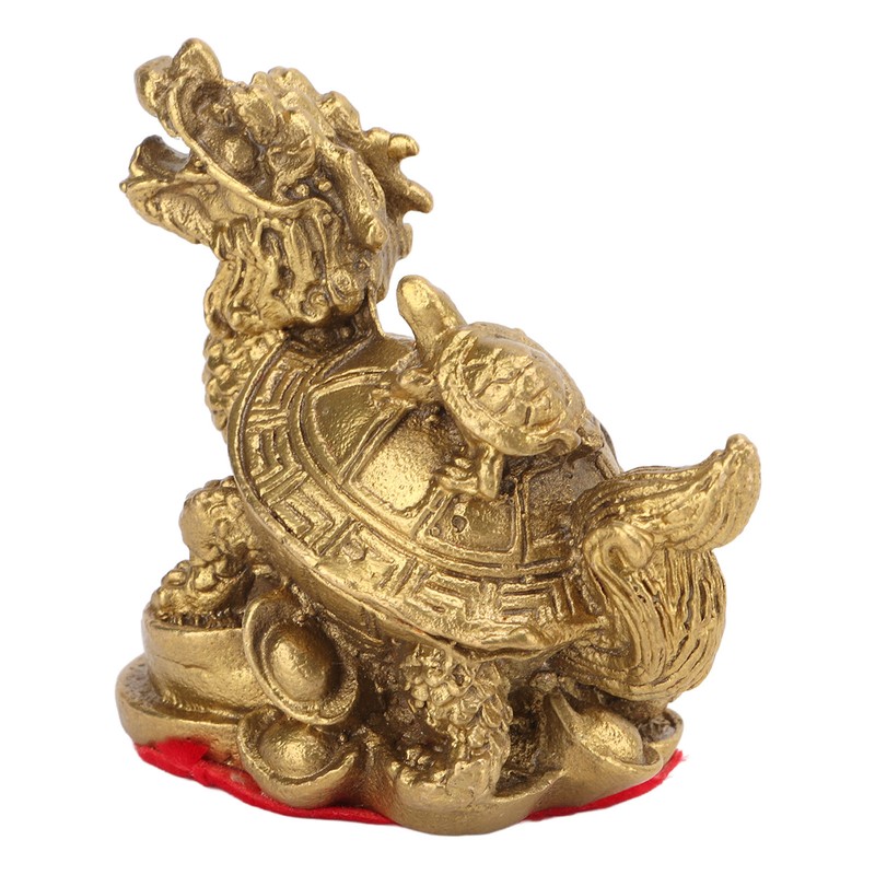 Feng Shui Decoration Dragon Tortoise Feng Shui Copper Casting Craft