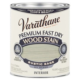 Rust-Oleum 297426 Rustic Sage Varathane Premium Fast Dry Wood Stain, 1 Quart, 2 Pint Can (Pack of 2)