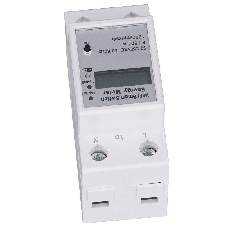 WIFI Smart Energy Meter LCD Display Household for Tuya 1