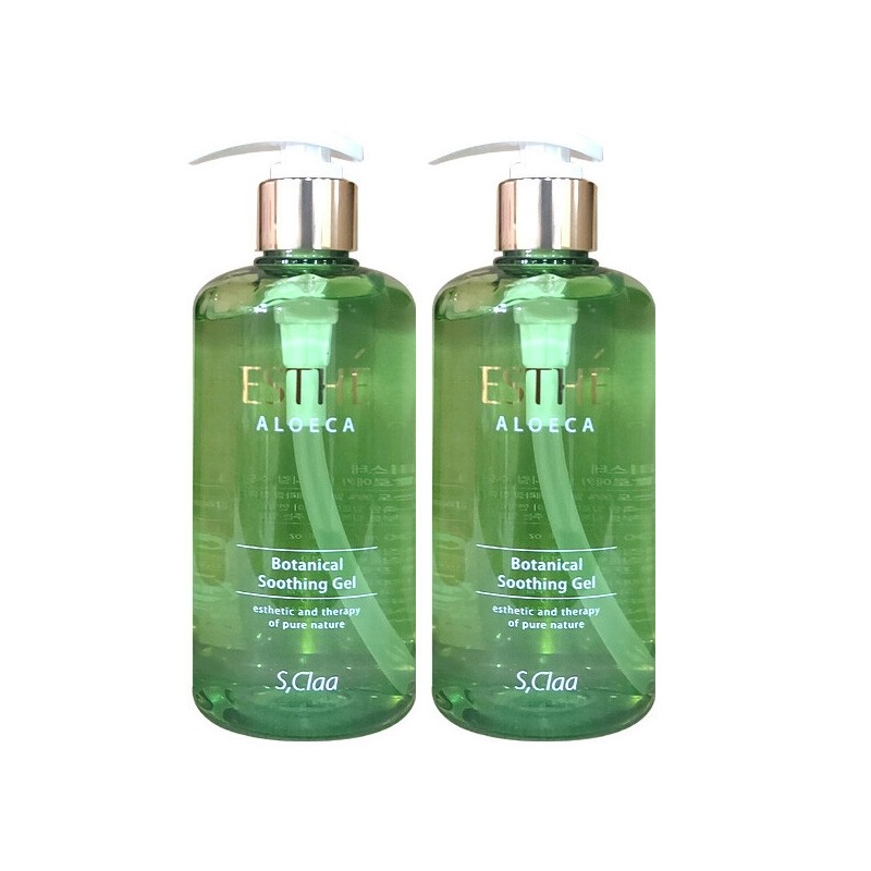 S-Clara Este Aloeca Botanical Soothing Gel 300ml x 2 /