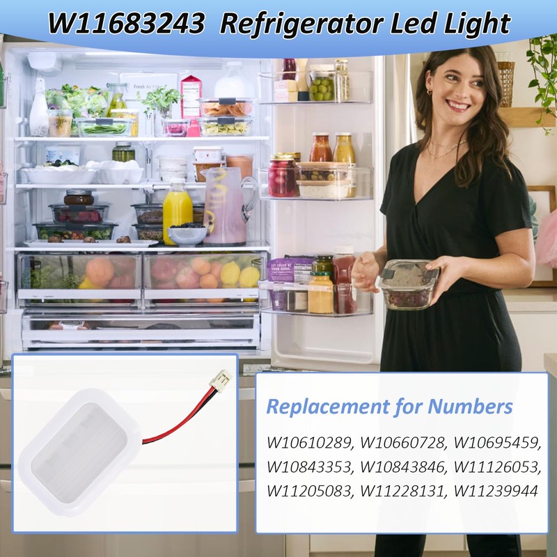 1Pack W11683243 LED Module Service Fits Whirlpool Kenmore KitchenAid Amana