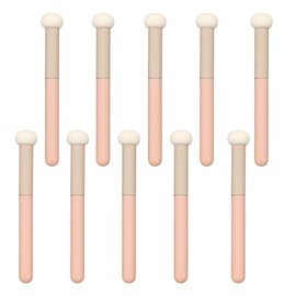 10 Pcs Makeup Applicators, Concealer Sponge With Handle, Round Mushroom Makeup Brushes, Soft Fluffy Face Blenders & Sponges Applicator For Women Girls (Pink)