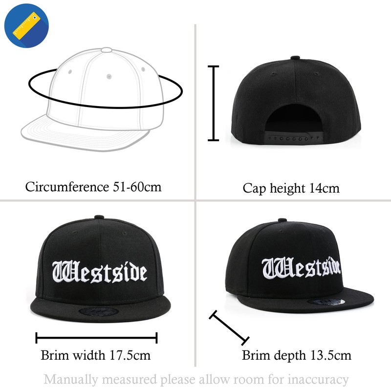 True Heads Westside Black Snapback Baseball Cap