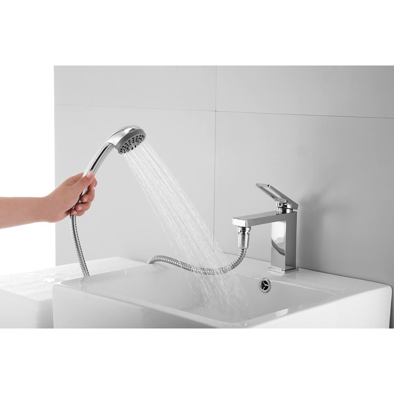 WENKO 22866100 Shower for handbasin - Mobile hand shower with