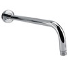 Extra Long Stainless Steel Shower Rain Head Arm Replacement Flange