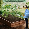 HolyMaji Cucumber Trellis for Raised Garden Bed, 49 x 47