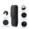 4-Pack Flashlight Holster Carry Case Holder for 5"-7" Flash Light