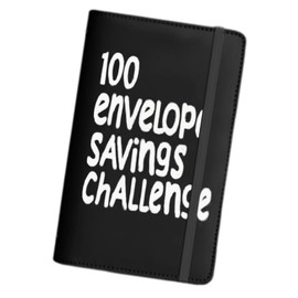 Envelope Money Saving Book | Budgeting Planner,100 Days Binder Envelopes to Save 5050 Dollars for Budget Tracking Women Men Adults Home School