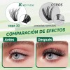 Kit de Extensiones de Pestañas con Efecto 3D Volumen Natural