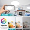 Glowall 24 Inch Large Flush Mount Ceiling Light Fixture, Ultra
