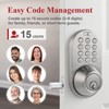Keyless Entry Keypad Door Lock - Upgraded Smart Electronic Digital