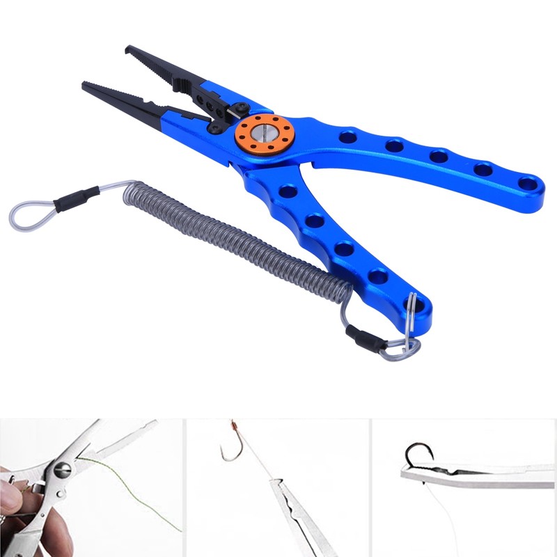 Aluminum Alloy Fishing Lure Pliers Fishing Control Clamp Fish Cutter
