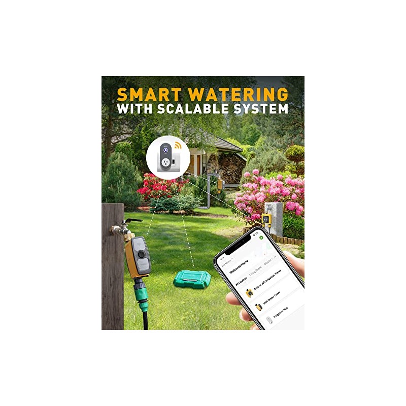 RAINPOINT WiFi Irrigation Hub TWG004WRF for WiFi Sprinkler Timer (Only
