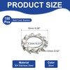 PATIKIL M5 External Tooth Lock Washers, 150Pcs 304 Stainless Steel