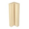 5.5" x 3/4" Inside Corner Baseboard Molding and Trim Block.