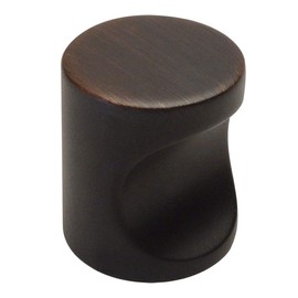 Kosmas 3312orb Oil Rubbed Bronze Modern Hardware Cabinet Finger Pull - 3/4" Diameter - 25 Pack