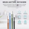 40 Prepasted Disposable Toothbrushes Individually Wrapped - Single Use Pre