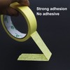 BOMEI PACK Yellow Masking Tape Decorative Writable Yellow Painters Tape