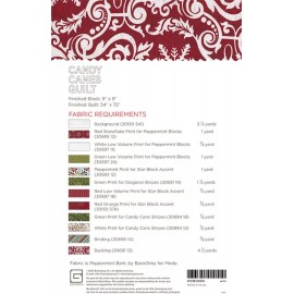 Candy Canes Quilt Pattern by Basic Grey