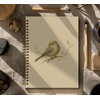 Dejfel Vintage Birds Spiral Notebook,Gifts for Bird Lover Girls Women