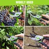WORKPRO 8.5" Bypass Pruning Shears, Garden Shears with Non-Slip Grip