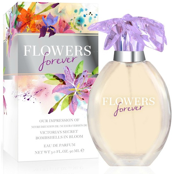 Flowers Forever Women's Eau De Parfum Spray 2.7 Fl. Oz. - Impression of Victoria’s Secret Bombshells In Bloom