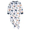 Gerber Baby Boy's Flame Resistant Fleece Footed Pajamas 3-Pack, Dinos