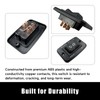 Memiuyelay S141 Slide in/Slide Out Contoured Switch 20A Continuous 40A