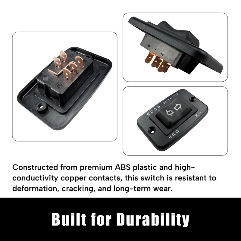 Memiuyelay S141 Slide in/Slide Out Contoured Switch 20A Continuous 40A