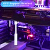 White Graphics Card GPU Support Bracket, Adjustable Stainless Steel Anti