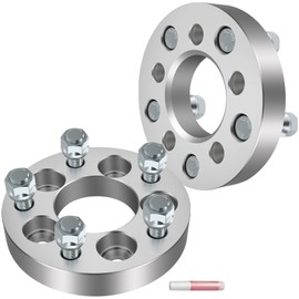OCPTY 5x100 to 5x4.5 Wheel Adapters for Acclaim for Beretta for Breeze for Camry for Cavalier for Celica 1 inch 12x1.5 Studs 67.1mm Hub Bore Forged Wheel Adapters 5 lug 2PCS