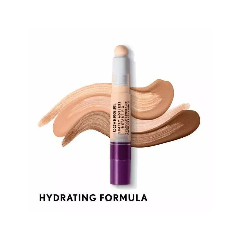 COVERGIRL Simply Ageless Instant Fix Advanced Concealer, 370 Tawny