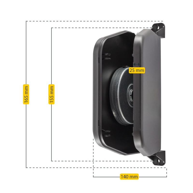 Schellenberg Mini 50152 Shutter Cord Winder Screw-on Collapsible Brown