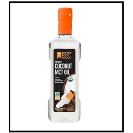 BetterBody Foods' Organic Coconut MCT Oil - Energy Boosting- Keto-Friendly - C8
