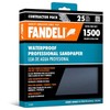 Fandeli 36007 1500 Grit Waterproof Sandpaper Sheets, 9" x 11", 25-Sheet